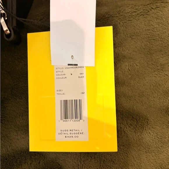 Marc Jacobs Black Raffia Crossbody Saddle Bag NWT - Picture 4 of 13